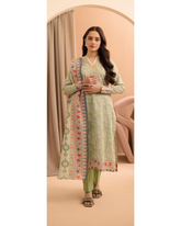 2-PC Shirt Dupatta Unstitched Printed Lawn By Zellbury | 0220
